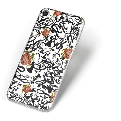 Disney Snow White Roses and Character Silhouette iPhone 8 Skin