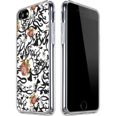 Disney Snow White Roses and Character Silhouette iPhone SE (2nd & 3rd Gen) Clear Case