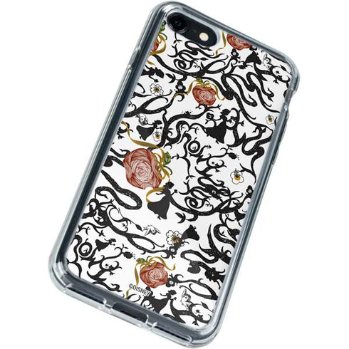 Disney Snow White Roses and Character Silhouette iPhone SE (2nd & 3rd Gen) Clear Case