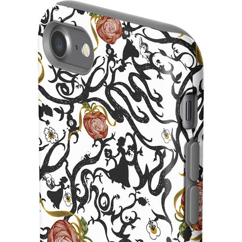 Disney Snow White Roses and Character Silhouette iPhone SE (2nd & 3rd Gen) Pro Case