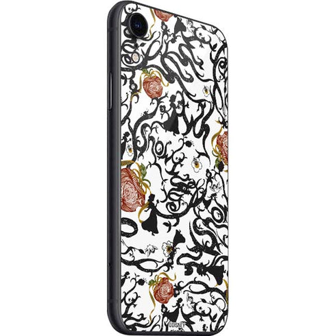 Disney Snow White Roses and Character Silhouette iPhone SE (2nd & 3rd Gen) Skin