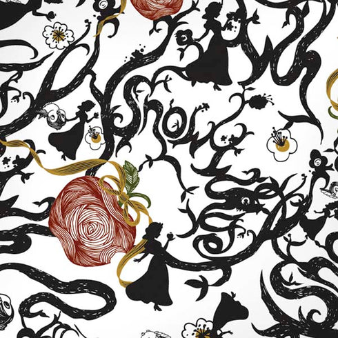 Disney Snow White Roses and Character Silhouette iPhone XR Skin