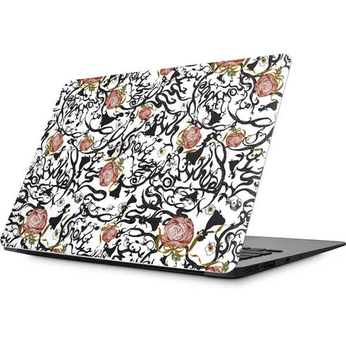 Disney Snow White Roses and Character Silhouette Apple MacBook Skin