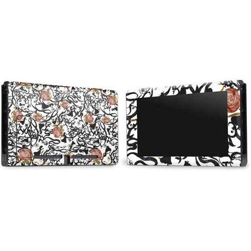 Disney Snow White Roses and Character Silhouette Nintendo Switch Bundle Skin