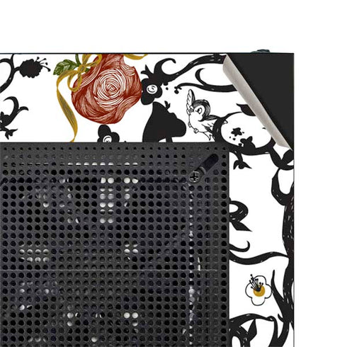 Disney Snow White Roses and Character Silhouette NZXT H510 Compact ATX Mid-Tower Case Skin