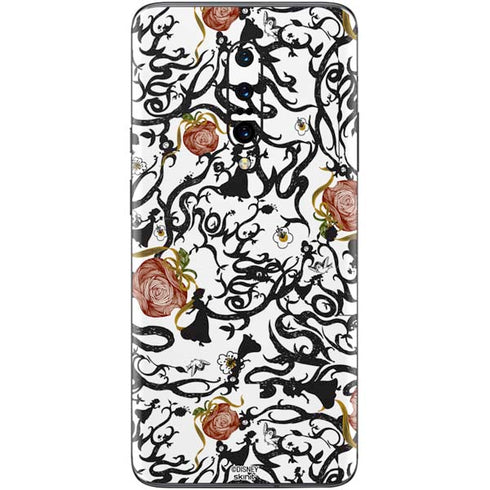 Disney Snow White Roses and Character Silhouette OnePlus 7 Pro Skin