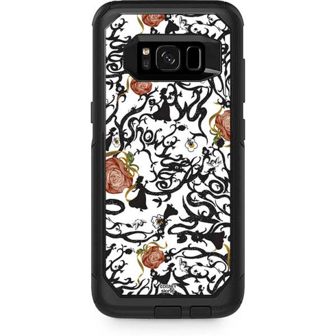 Disney Snow White Roses and Character Silhouette Otterbox Commuter Galaxy Skin