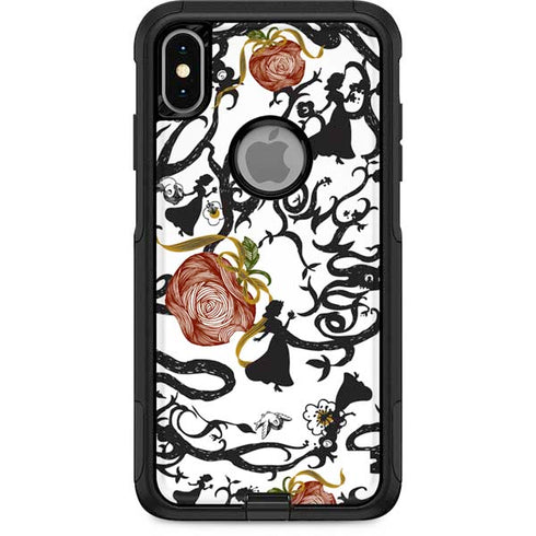 Disney Snow White Roses and Character Silhouette Otterbox Commuter iPhone Skin