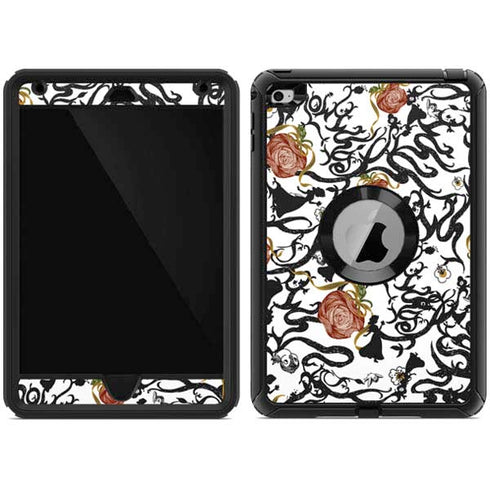Disney Snow White Roses and Character Silhouette Otterbox Defender iPad Skin