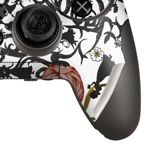Disney Snow White Roses and Character Silhouette PlayStation Scuf Vantage 2 Controller Skin