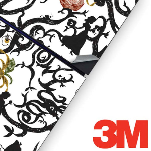 Disney Snow White Roses and Character Silhouette PS4 Console Skin