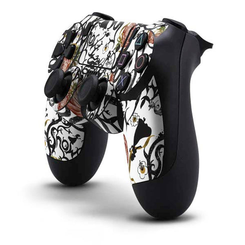 Disney Snow White Roses and Character Silhouette PS4 Controller Skin