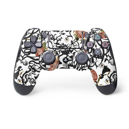 Disney Snow White Roses and Character Silhouette PS4 Controller Skin
