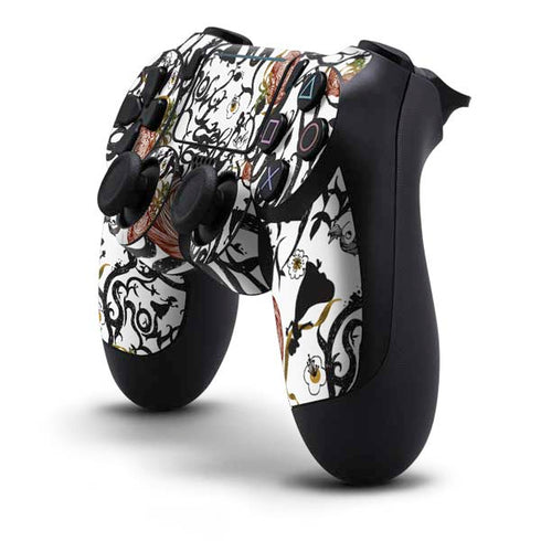Disney Snow White Roses and Character Silhouette PS4 Pro/Slim Controller Skin