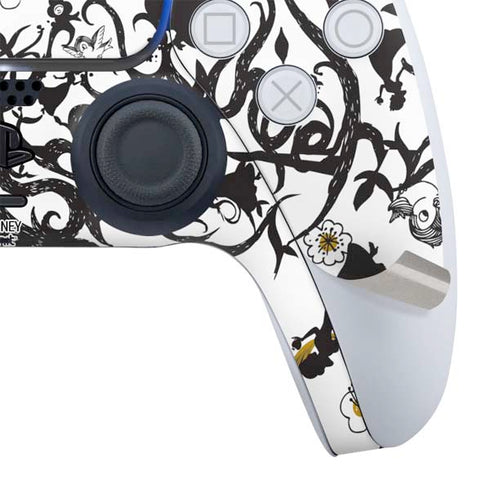 Disney Snow White Roses and Character Silhouette PS5 Controller Skin