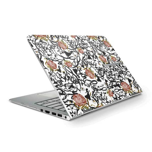 Disney Snow White Roses and Character Silhouette HP Spectre Skin