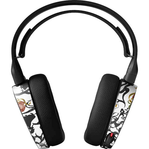 Disney Snow White Roses and Character Silhouette SteelSeries Arctis 5 Skin