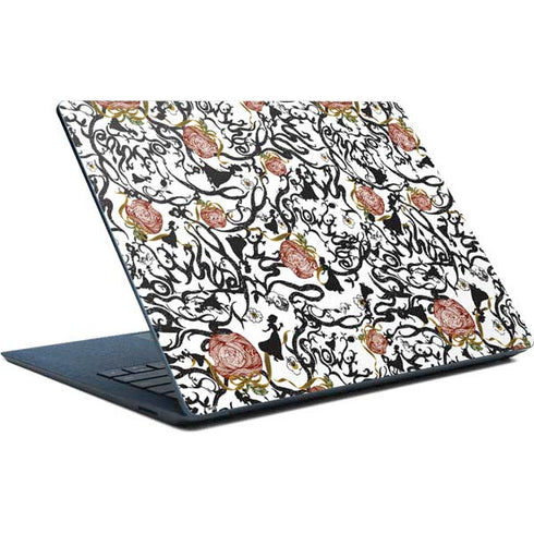 Disney Snow White Roses and Character Silhouette Surface Laptop Skin