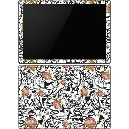 Disney Snow White Roses and Character Silhouette Surface Pro 6 Skin