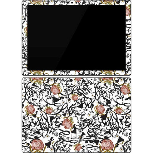 Disney Snow White Roses and Character Silhouette Surface Pro 7 Skin