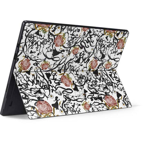 Disney Snow White Roses and Character Silhouette Surface Pro 7 Skin