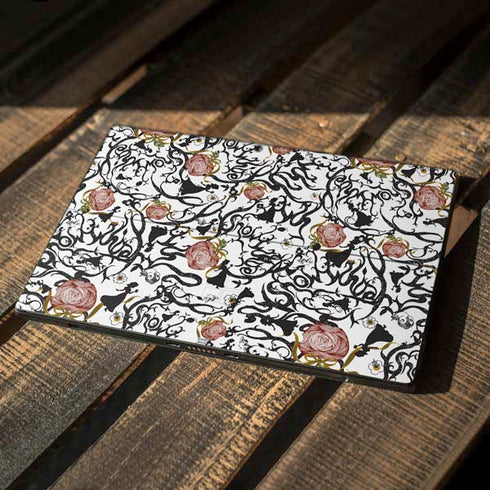 Disney Snow White Roses and Character Silhouette Surface Pro 7 Skin