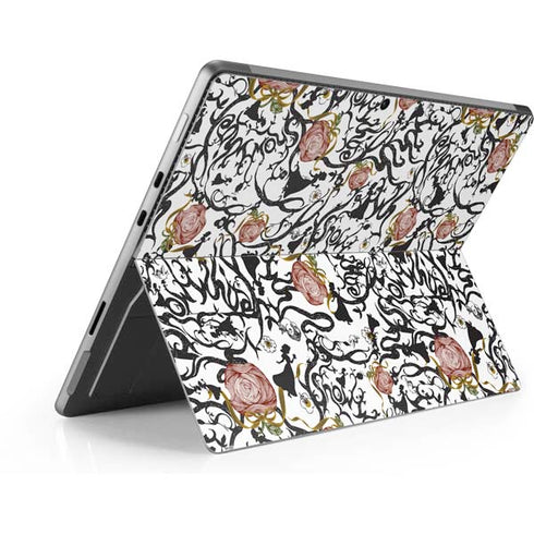 Disney Snow White Roses and Character Silhouette Surface Pro 9 Skin