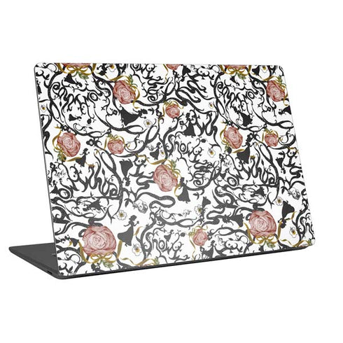 Disney Snow White Roses and Character Silhouette Universal Laptop 12in (9.8 x 6.8in) Skin