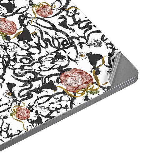 Disney Snow White Roses and Character Silhouette Universal Laptop 12in (9.8 x 6.8in) Skin