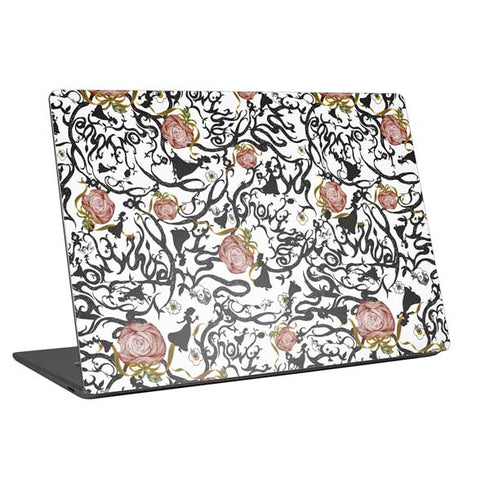Disney Snow White Roses and Character Silhouette Universal Laptop 14in (11.4 x 8.2in) Skin