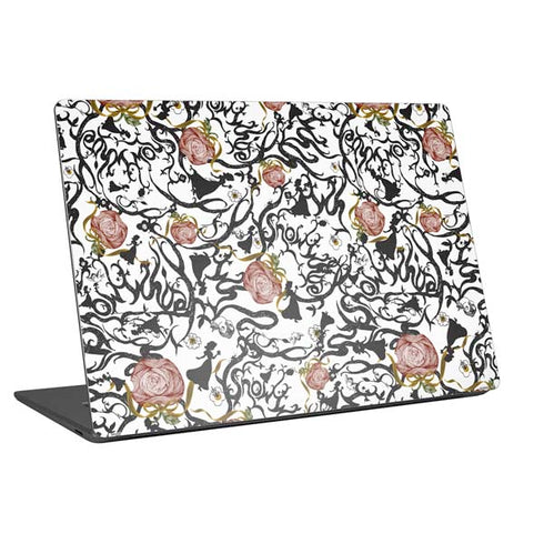 Disney Snow White Roses and Character Silhouette Universal Laptop 18in (14.6 x 10.6in) Skin