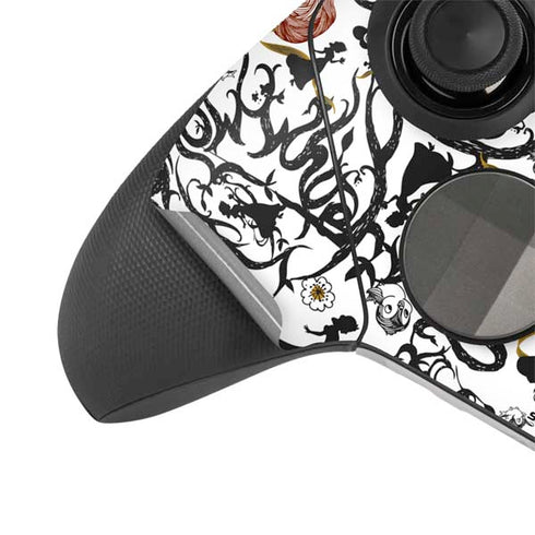 Disney Snow White Roses and Character Silhouette Xbox Elite Wireless Controller Series 2 Skin