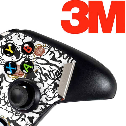 Disney Snow White Roses and Character Silhouette Xbox One Controller Skin
