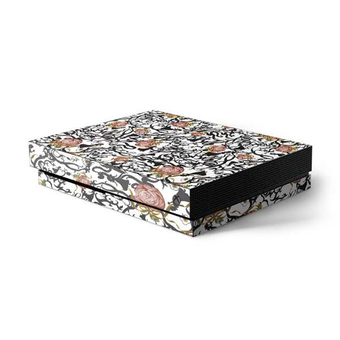 Disney Snow White Roses and Character Silhouette Xbox One X Console Skin