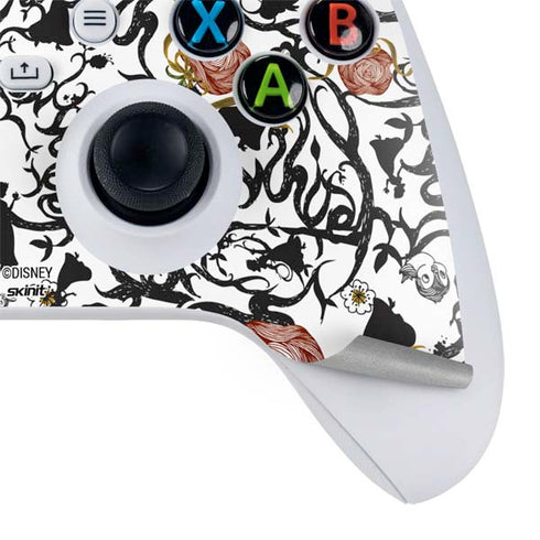 Disney Snow White Roses and Character Silhouette Xbox Series S Bundle Skin