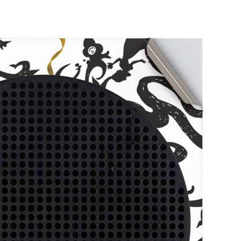 Disney Snow White Roses and Character Silhouette Xbox Series S Console Skin