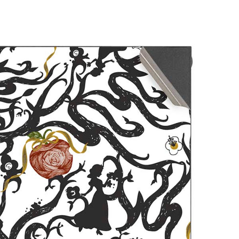 Disney Snow White Roses and Character Silhouette Xbox Series X Console Skin