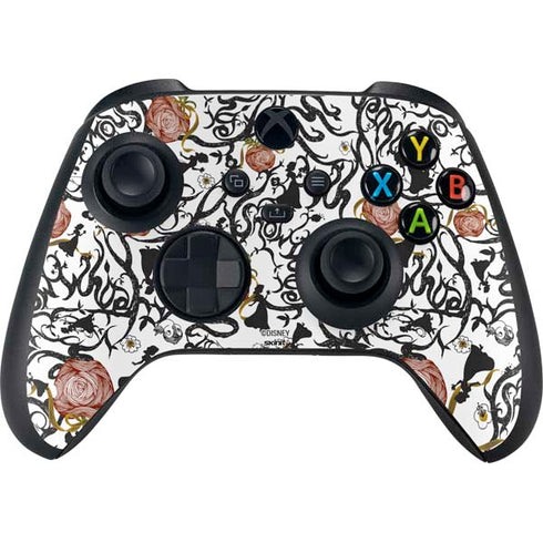 Disney Snow White Roses and Character Silhouette Xbox Series X Controller Skin