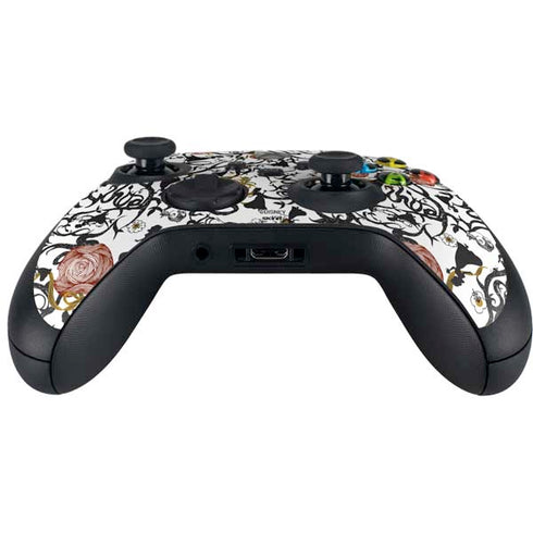 Disney Snow White Roses and Character Silhouette Xbox Series X Controller Skin