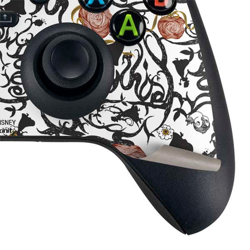Disney Snow White Roses and Character Silhouette Xbox Series X Controller Skin