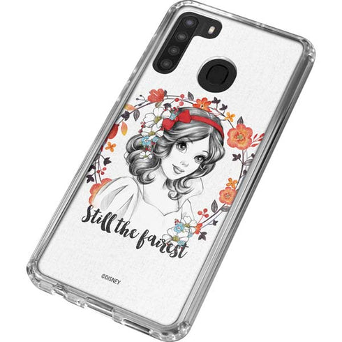 Disney Snow White Still the Fairest Art Galaxy A21 Clear Case
