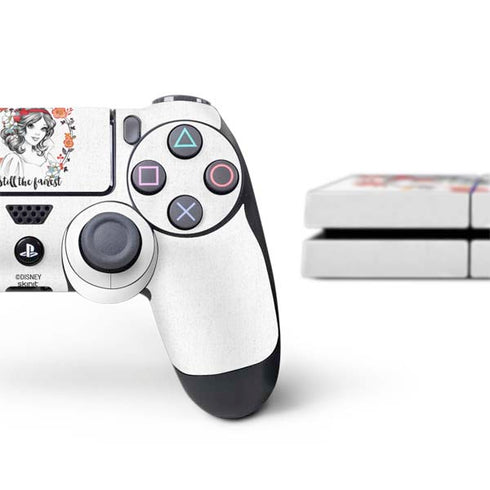 Disney Snow White Still the Fairest Art PS4 Console and Controller Bundle Skin