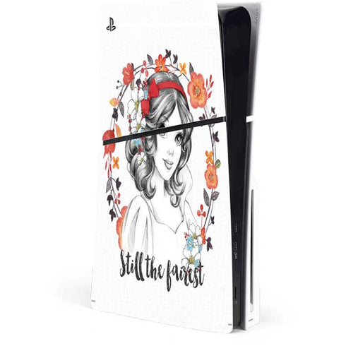 Disney Snow White Still the Fairest Art PS5 Slim Disk Console Skin