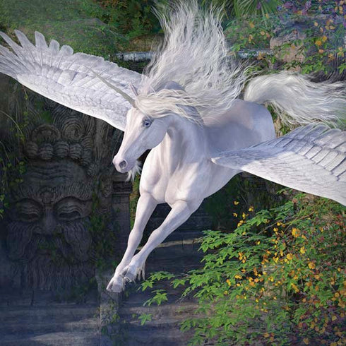 Soaring Pegasus by Laurie Prindle Dell Alienware Skin