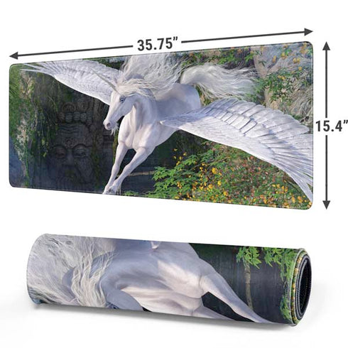 Soaring Pegasus by Laurie Prindle Gaming Mouse Pad