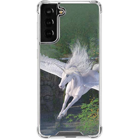 Laurie Prindle Soaring Pegasus Galaxy S21 FE Clear Case