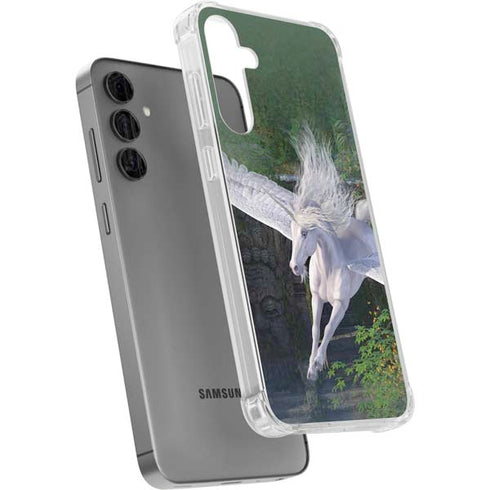 Soaring Pegasus by Laurie Prindle Galaxy S24 Plus Clear Case