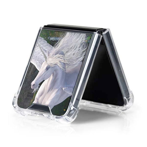 Soaring Pegasus by Laurie Prindle Galaxy Z Flip5 5G Clear Case