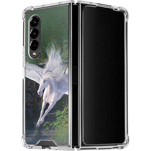Laurie Prindle Soaring Pegasus Galaxy Z Fold4 5G Clear Case