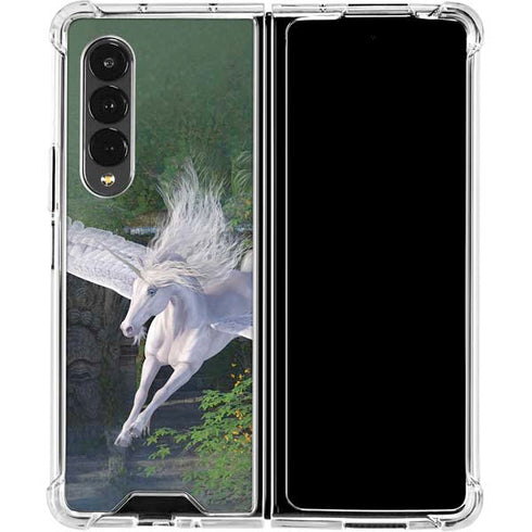 Laurie Prindle Soaring Pegasus Galaxy Z Fold4 5G Clear Case